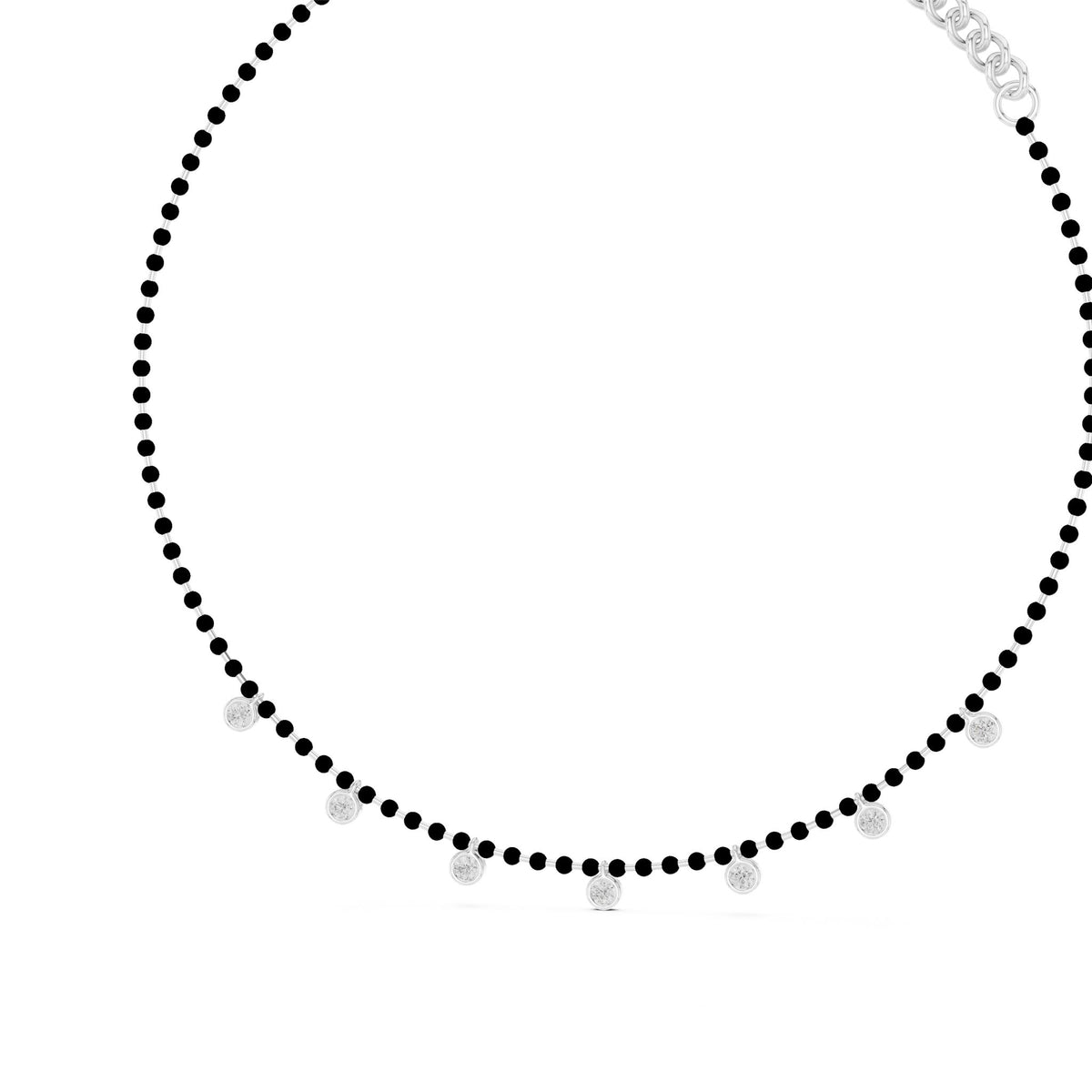 Round Station Lab Grown Diamond Necklace