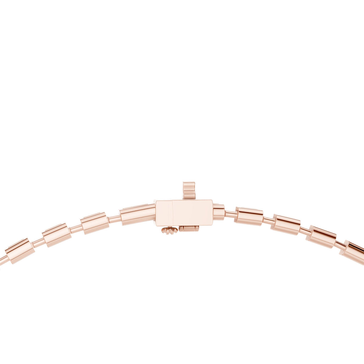 Emerald Tennis Lab Grown Diamond Necklace