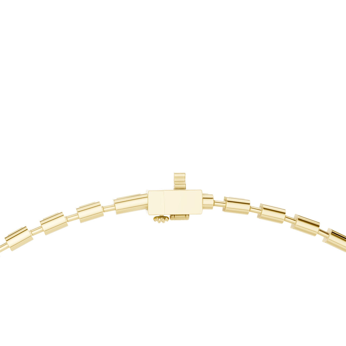 Emerald Tennis Lab Grown Diamond Necklace